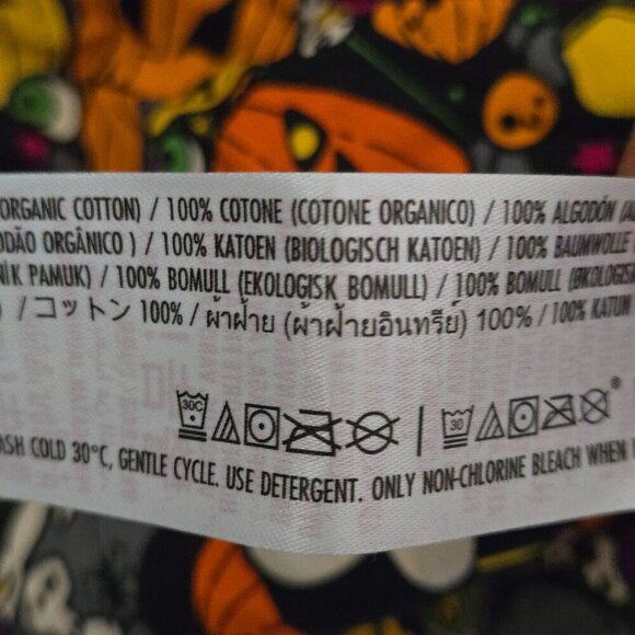 Disney 2022 Mickey And Friends Halloween Button Down Shirt Sleeve Shirt Size S - Picture 10 of 10